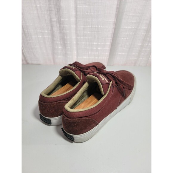 Supra Chino Burgundy Khaki White Mens Size 8 US Skateboard Shoes S54501 main image 13
